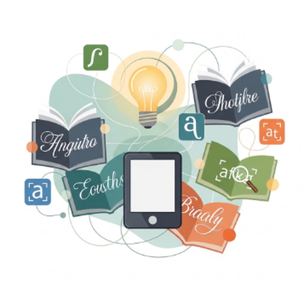 전자책 리더기 폰트 추가 및 가독성 높이는 설정