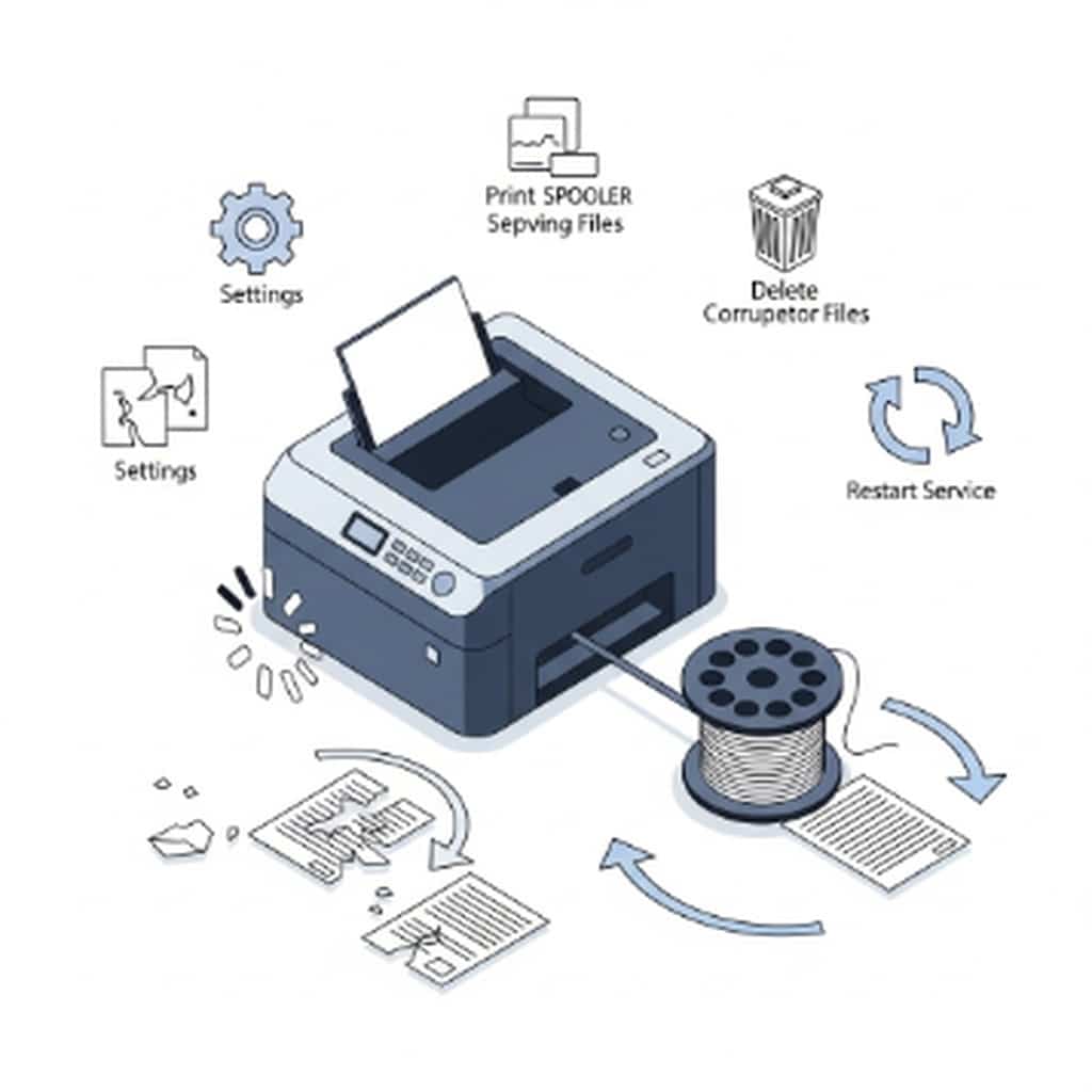 인쇄 스풀러 오류 해결과 프린터 먹통 현상 완벽하게 고치는 방법