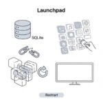 버벅거리는 맥북 런치패드 초기화 및 응용프로그램 아이콘 재정렬 방법