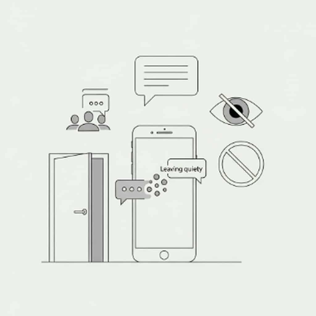 카카오톡 조용히 나가기 및 단톡방 초대 거절 설정 방법