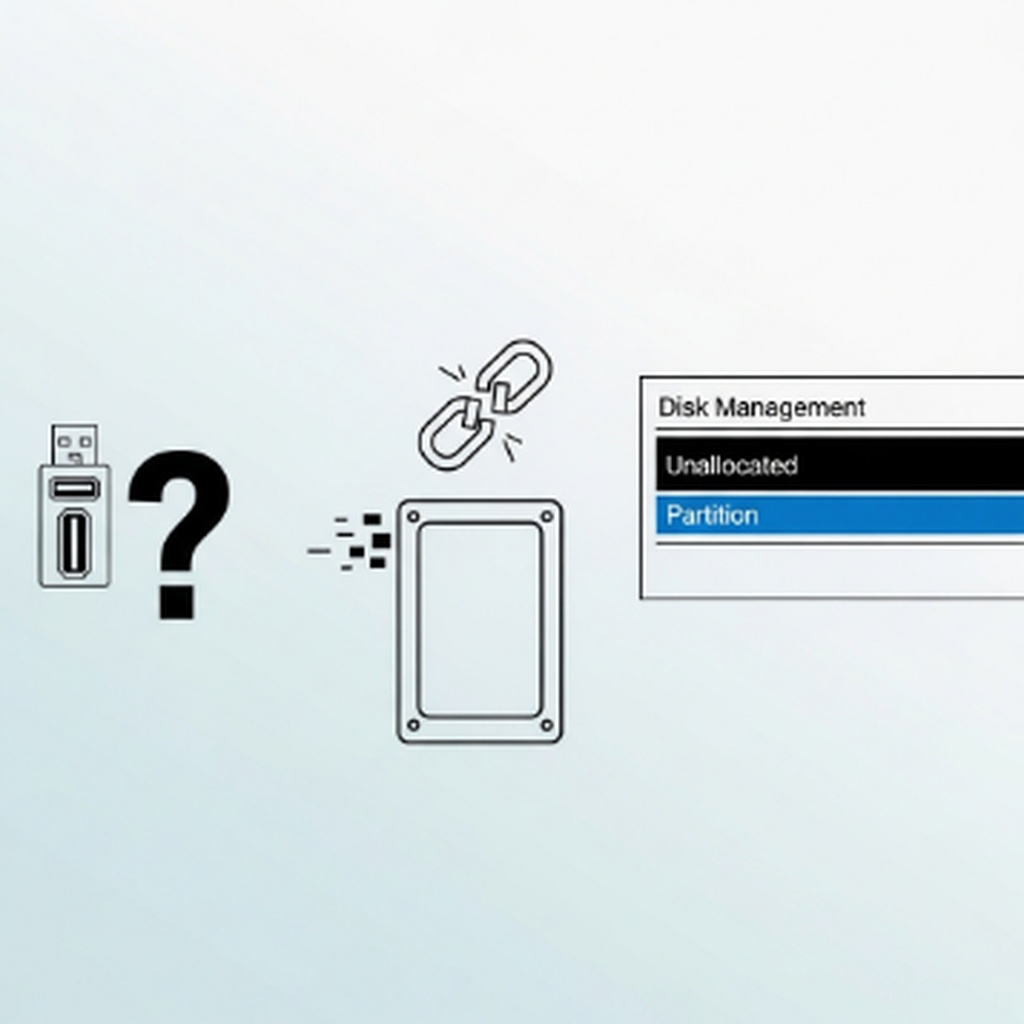 외장하드 인식 안 될 때 드라이브 문자 할당 및 디스크 관리 해결 방법