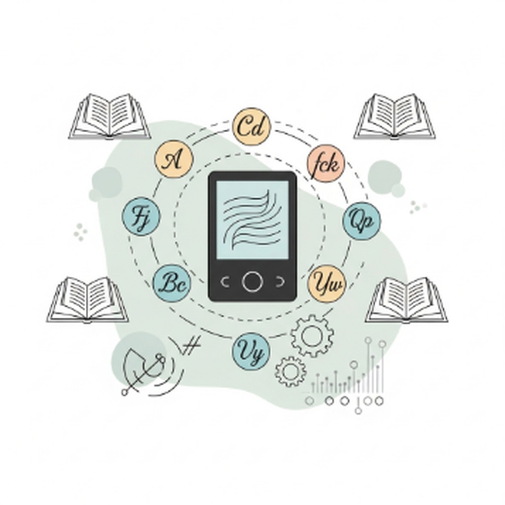 전자책 리더기 폰트 추가 및 가독성 높이는 설정