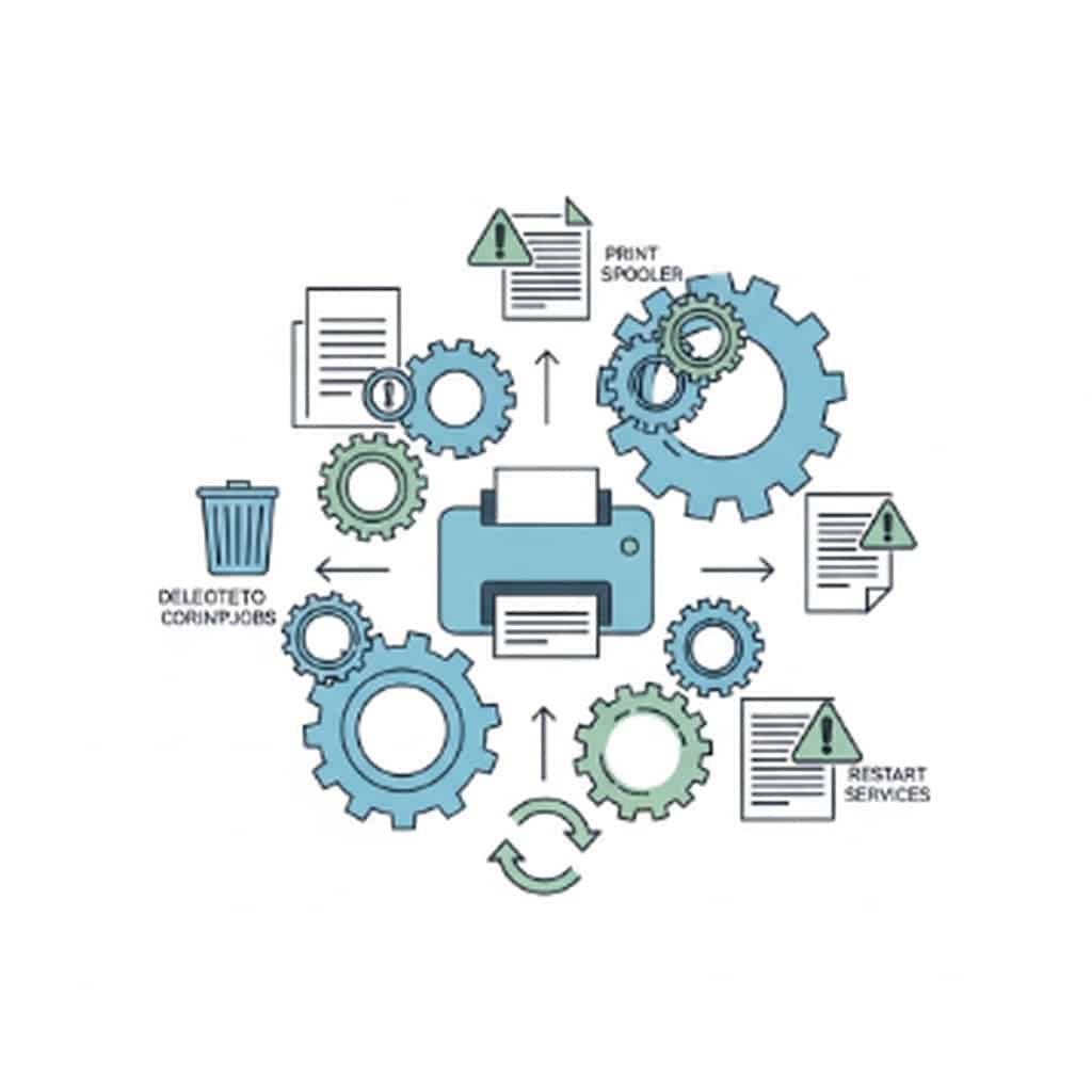 인쇄 스풀러 오류 해결과 프린터 먹통 현상 완벽하게 고치는 방법