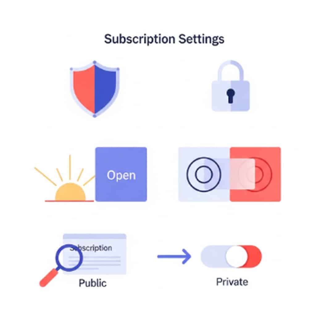 유튜브 구독 목록 공개 비공개 설정 전환 및 개인정보 보호 방법