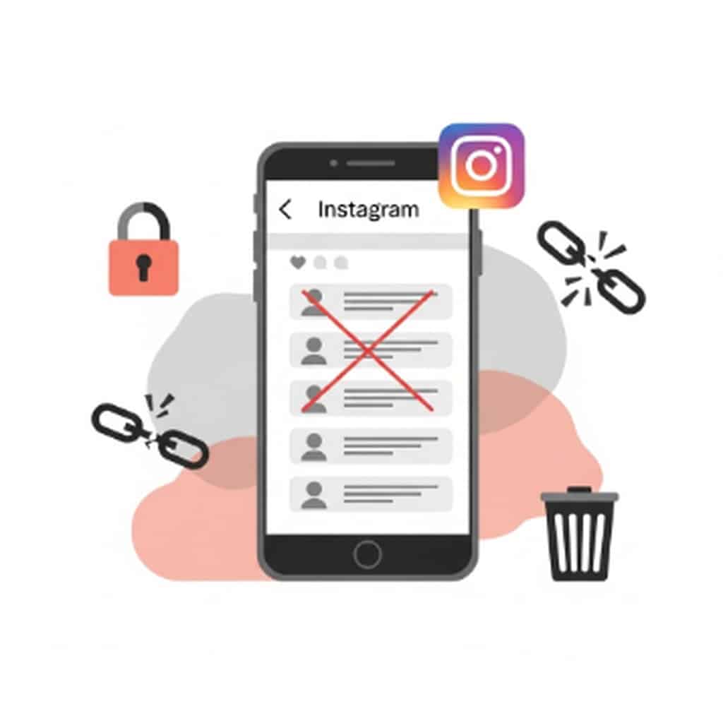 인스타 연락처 동기화 해제 및 계정 삭제 방법 완벽 정리