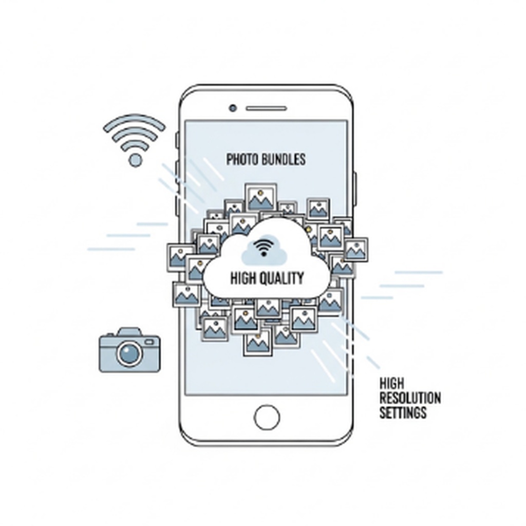 카카오톡 사진 묶어 보내기 및 고화질 원본 전송 설정 방법