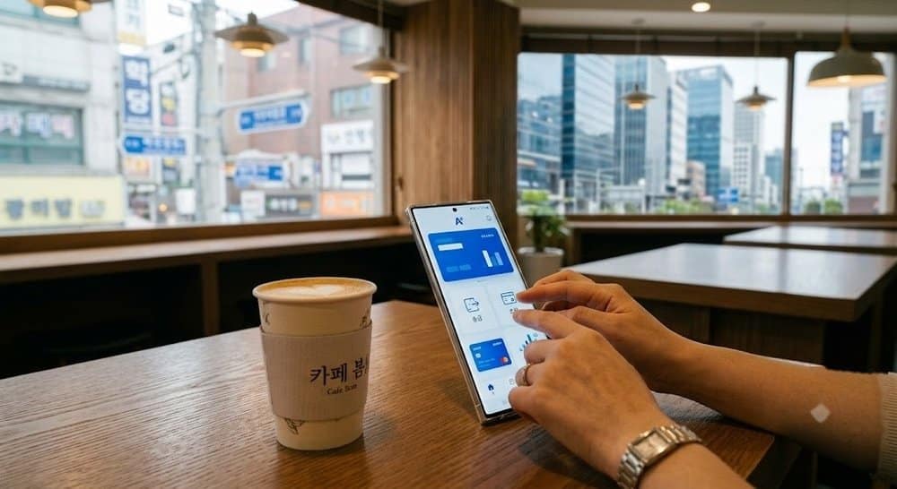 스마트폰으로 확인하는 전세자금대출 한도 조회 화면