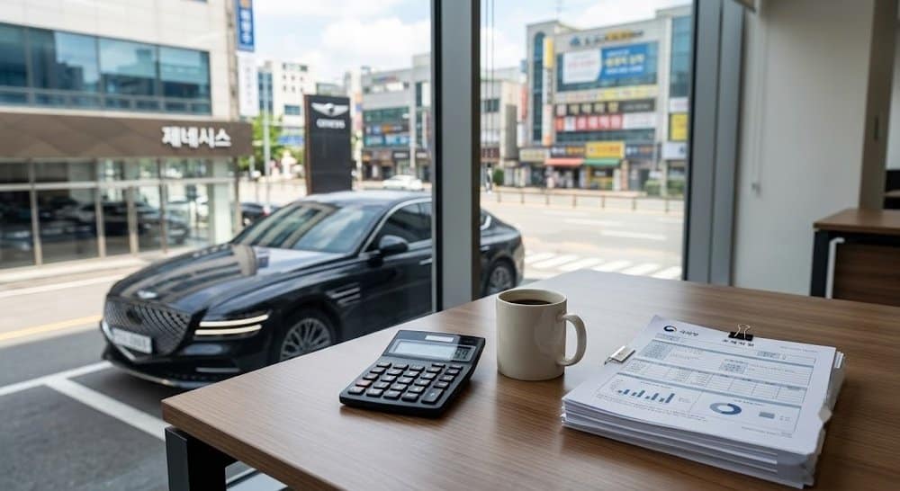 차량 유지비 계산과 서류