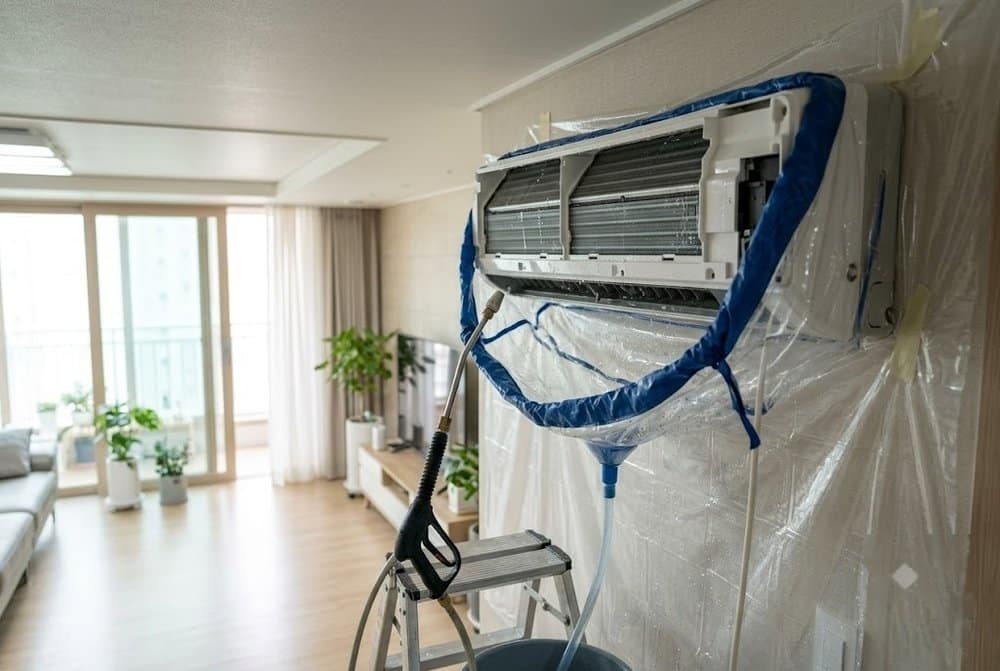 에어컨 청소 업체 추천 벽걸이 분해 세척 과정