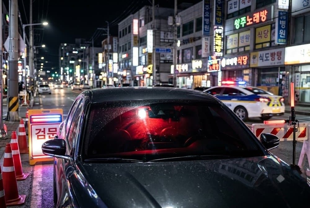경찰 단속 대상이 되는 전면 유리 자동차 썬팅필름