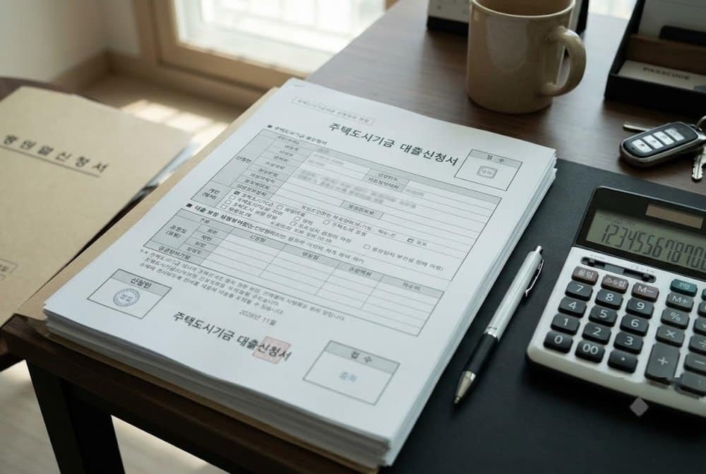주택도시기금 버팀목 대출 서류와 계산기