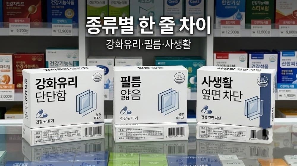 갤럭시 S23 플러스 필름 종류별 차이 요약